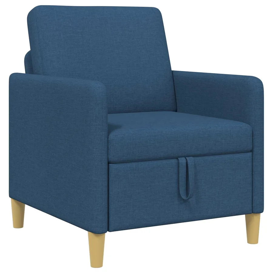 Sofa avec rangement Bleu 72 x 78 x 87 cm Polyester - 2