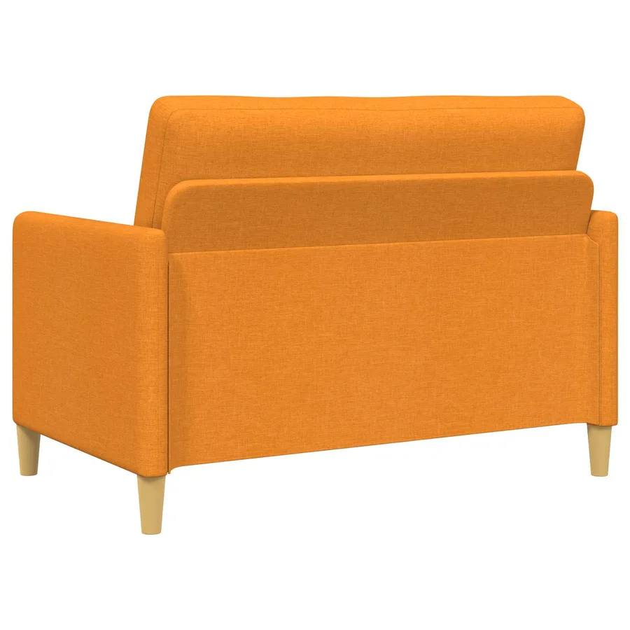 Canapé avec rangement 2 pcs Jaune foncé Polyester - 4