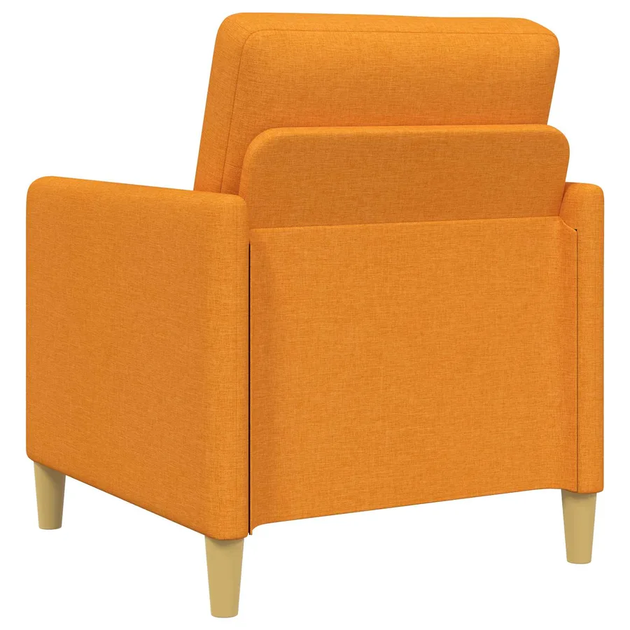 Canapé avec rangement 2 pcs Jaune foncé Polyester - 5