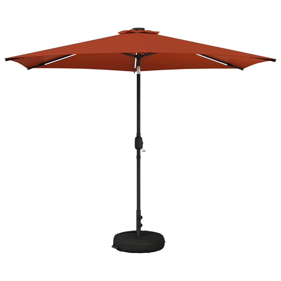 Parasol de jardin avec lumières LED et base 300 x 300 cm - 2