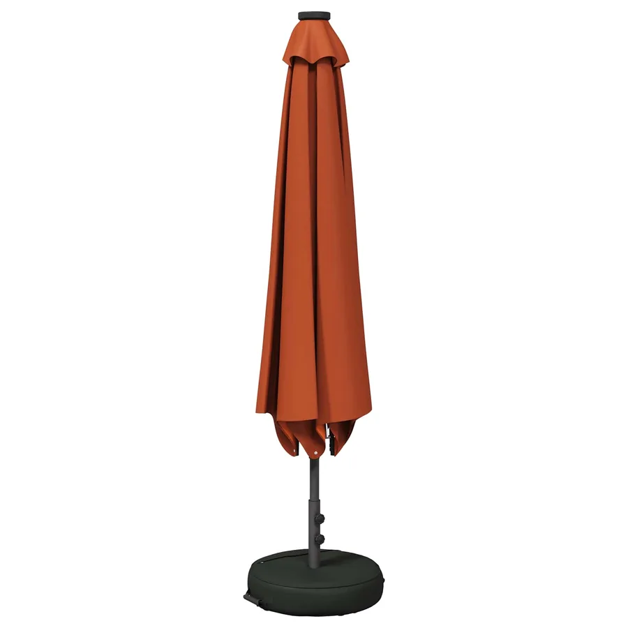 Parasol de jardin avec lumières LED et base 300 x 300 cm - 3