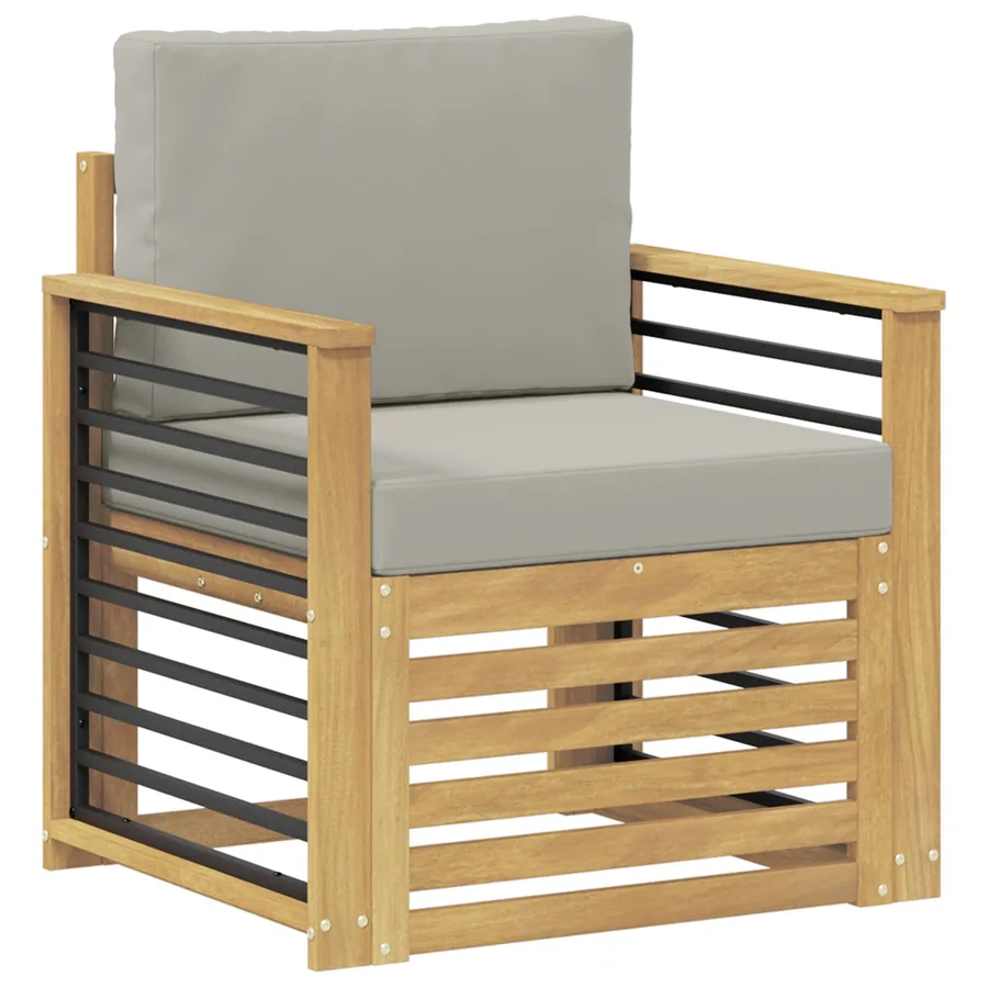 Ensemble de canapés d'extérieur Polyester Blanc - 2