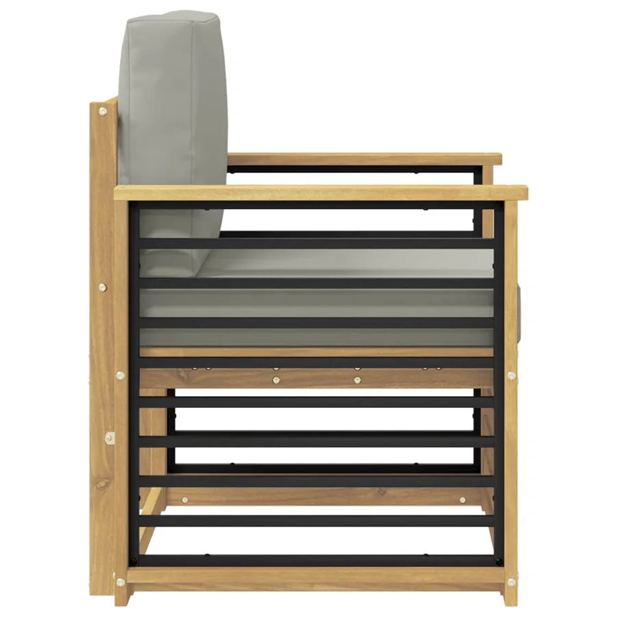 Ensemble de canapés d'extérieur Polyester Blanc - 4