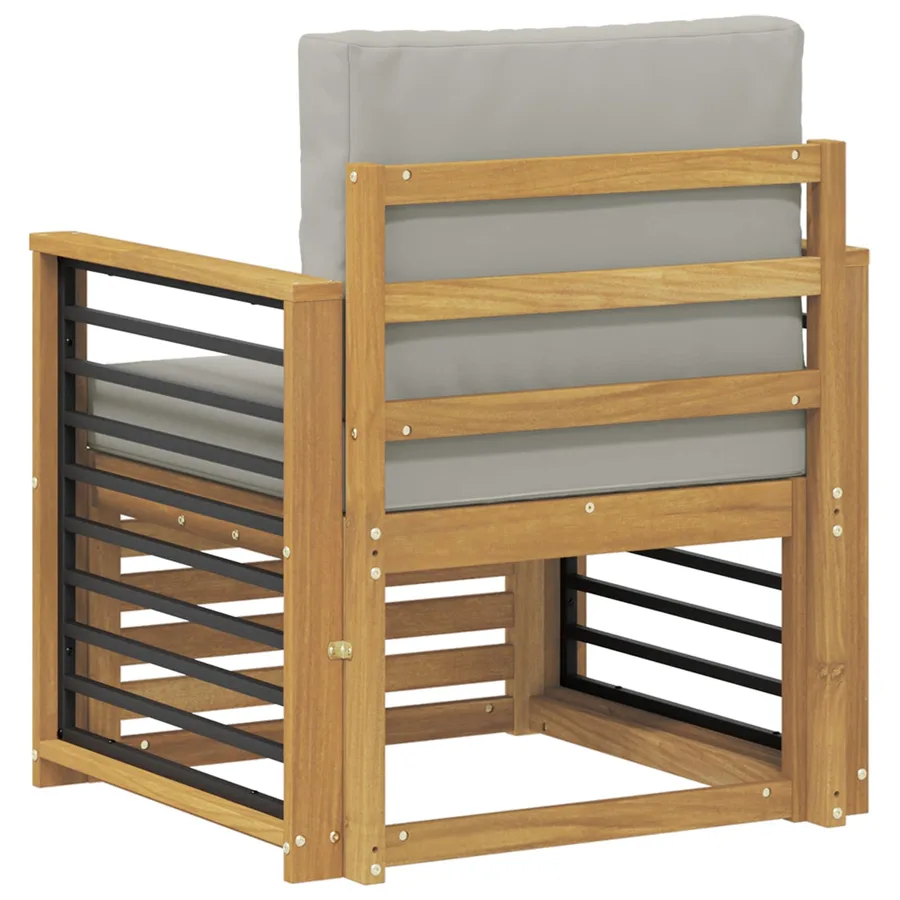 Ensemble de canapés d'extérieur Polyester Blanc - 5