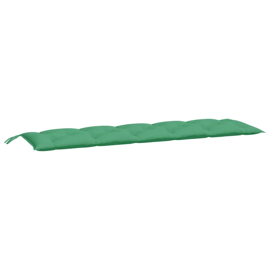 Coussin de banc de jardin vert 180x50x7 cm tissu oxford - 2