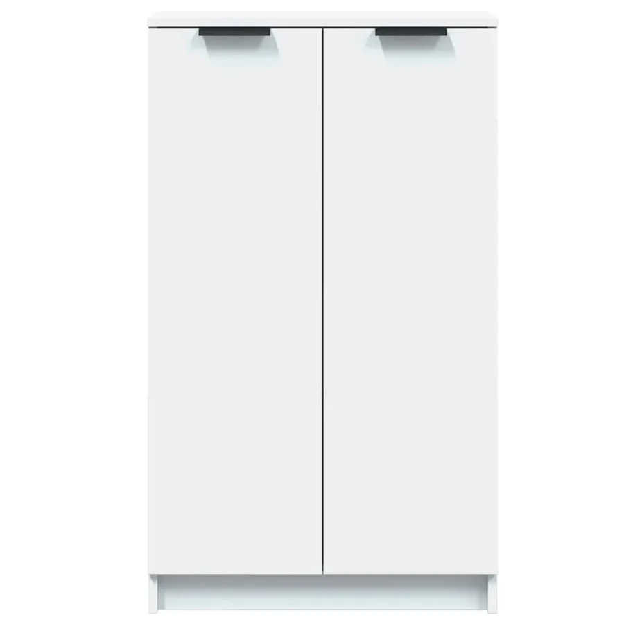 Armoire à chaussures Blanc 59x35x100,5 cm Bois d'ingénierie - 4