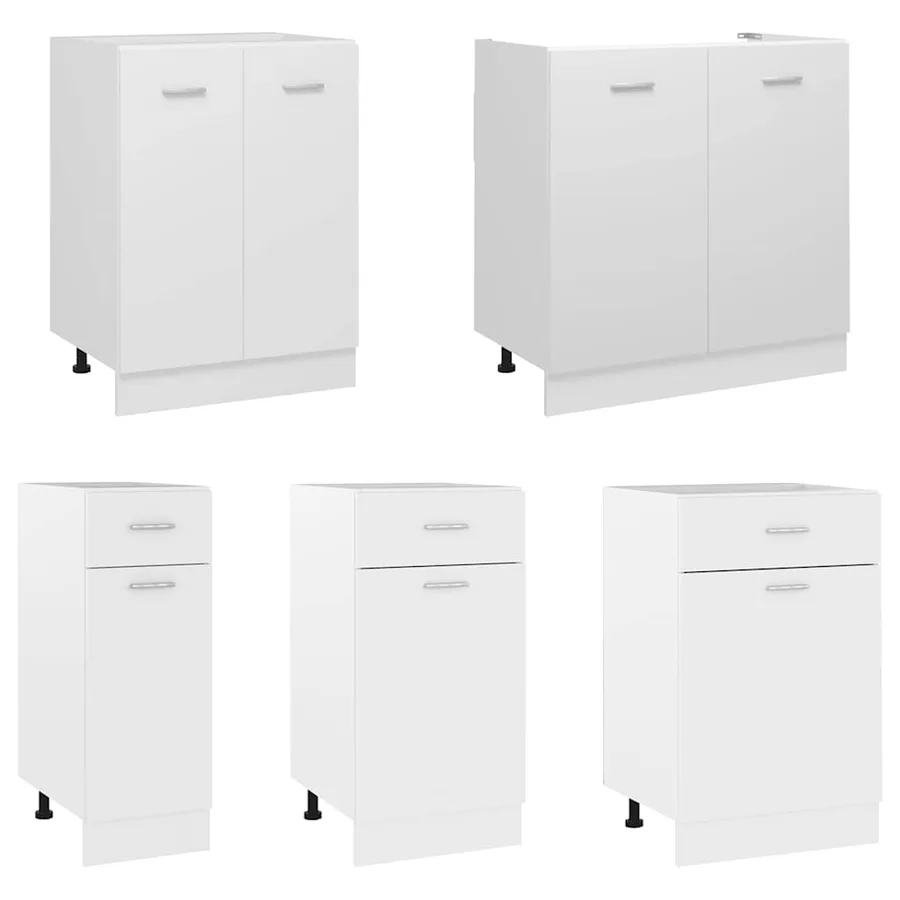Armoire à tiroirs "Lyon" Blanc 40 x 46 x 81,5 cm Bois d'ingénierie - 5