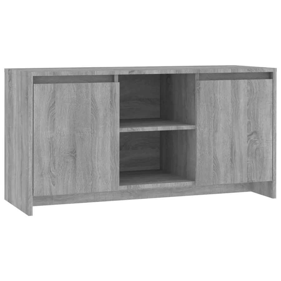 Meuble TV Sonoma gris 102x37,5x52,5 cm Bois d'ingénierie - 2