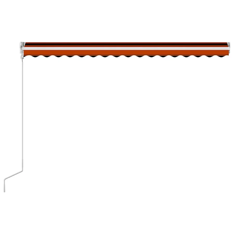 Auvent rétractable automatique 400x300 cm Orange et marron - 6