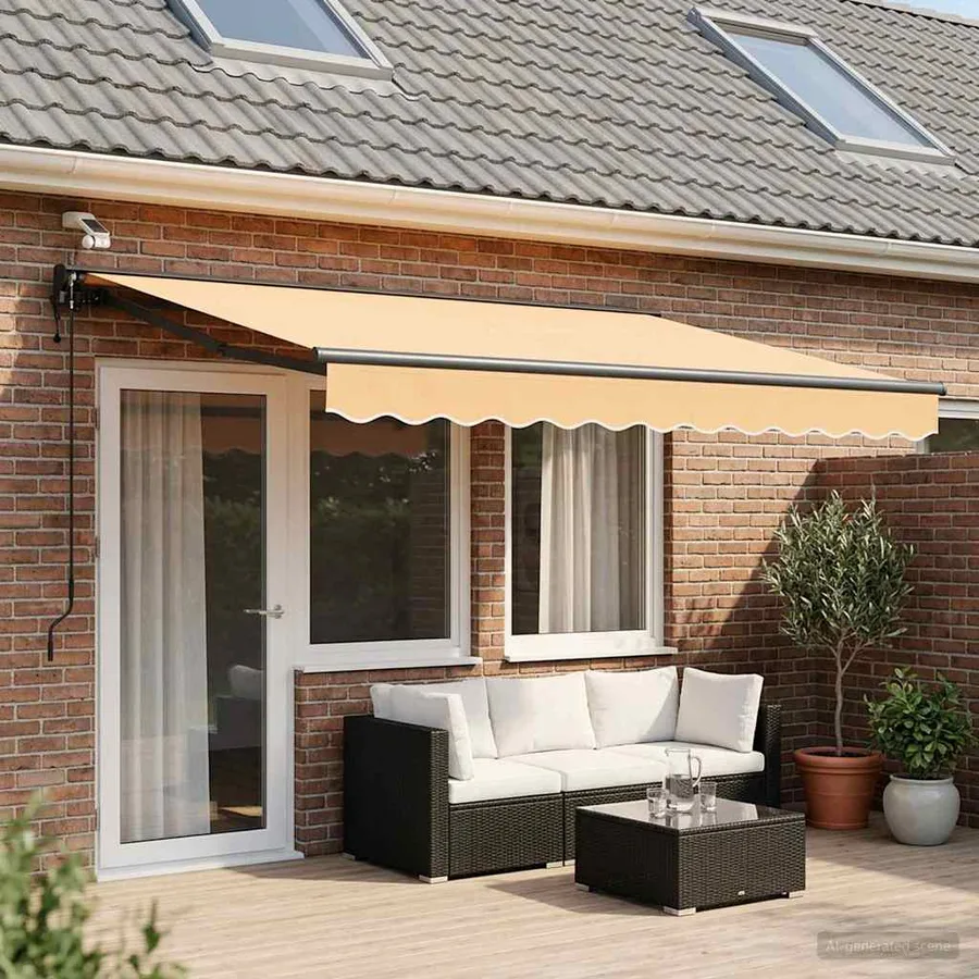 Auvent rétractable électrique Sable 4 × 3 m - 3