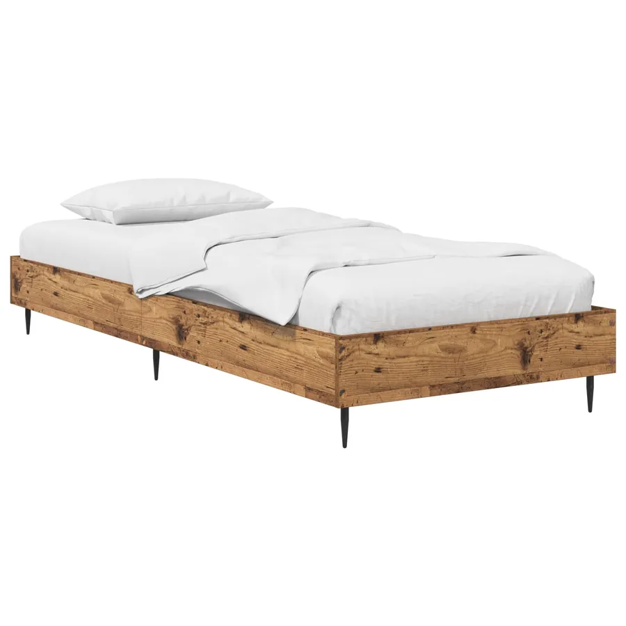 Cadre de lit Bois ancien 80 x 200 cm Bois d'ingénierie