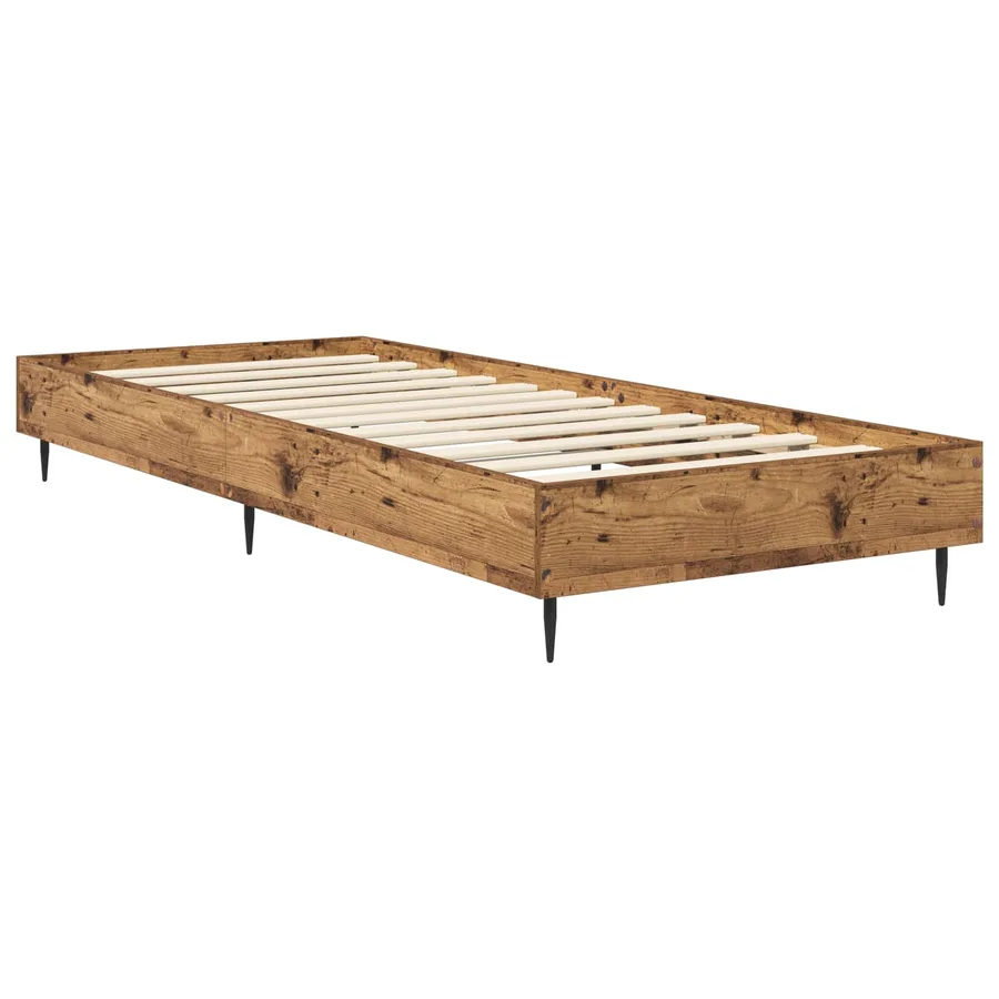 Cadre de lit Bois ancien 80 x 200 cm Bois d'ingénierie - 2