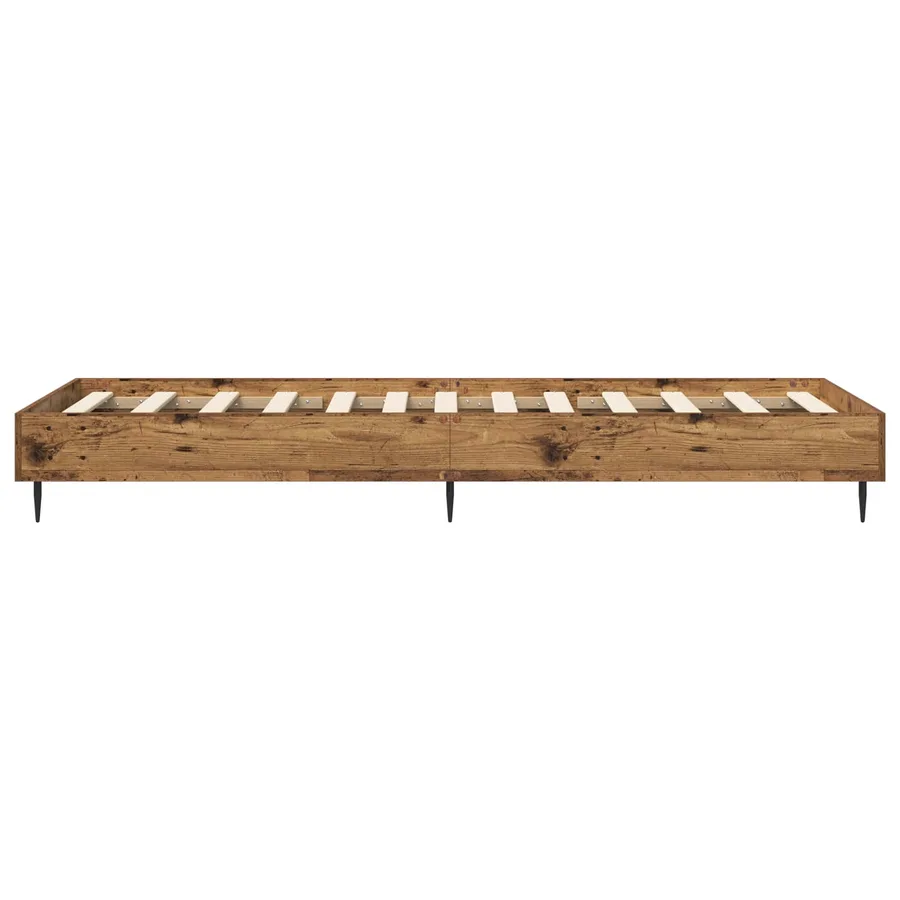 Cadre de lit Bois ancien 80 x 200 cm Bois d'ingénierie - 4