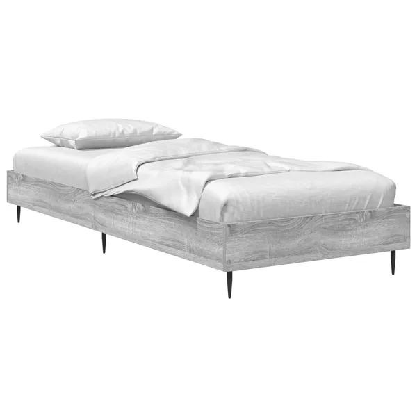 Cadre de lit Sonoma gris 80 x 200 cm Bois d'ingénierie