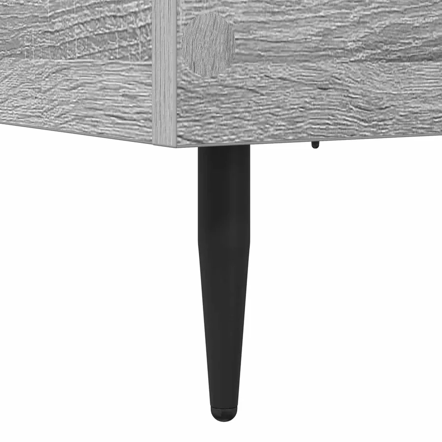 Cadre de lit Sonoma gris 80 x 200 cm Bois d'ingénierie - 6
