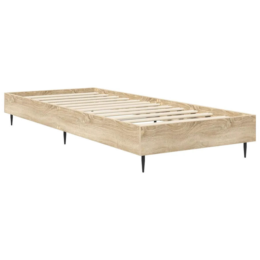 Cadre de lit Chêne Sonoma 80 x 200 cm Bois d'ingénierie - 2