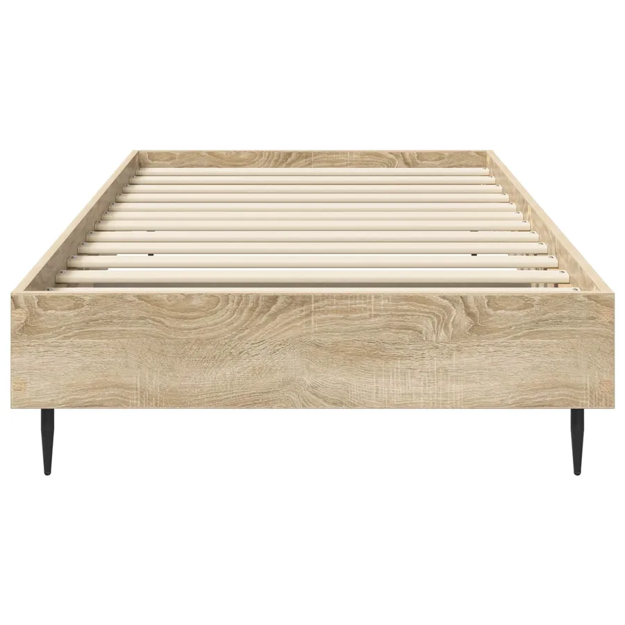 Cadre de lit Chêne Sonoma 80 x 200 cm Bois d'ingénierie - 3