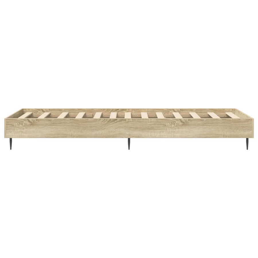 Cadre de lit Chêne Sonoma 80 x 200 cm Bois d'ingénierie - 4