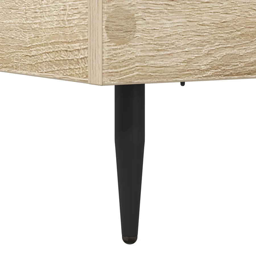 Cadre de lit Chêne Sonoma 80 x 200 cm Bois d'ingénierie - 6