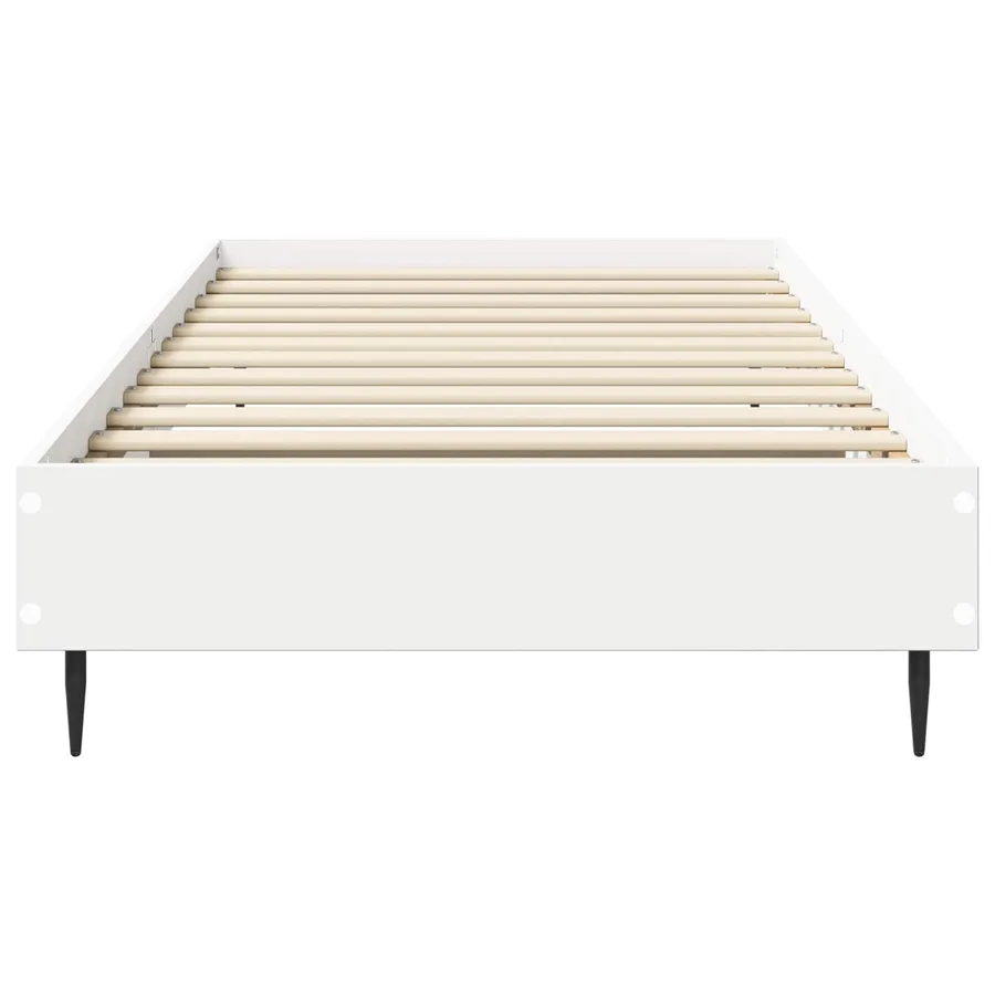 Cadre de lit Blanc 80 x 200 cm Bois d'ingénierie - 3