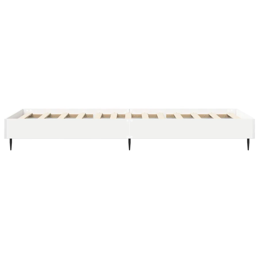 Cadre de lit Blanc 80 x 200 cm Bois d'ingénierie - 4