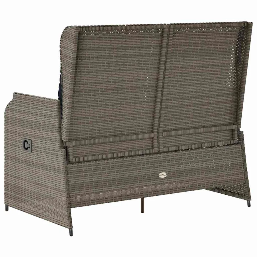 Banc de jardin Gris polyrotin - 6