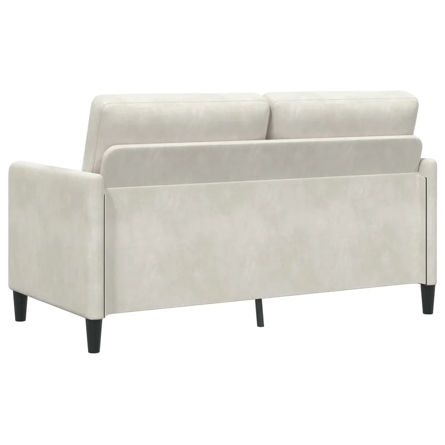 Sofa avec rangement Crème 152 x 78 x 87 cm Polyester - 5