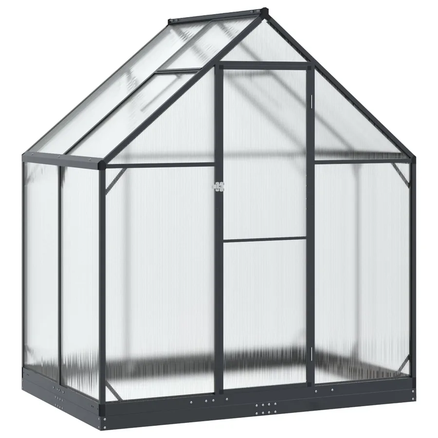 Serre de jardin avec porte Anthracite 183,5 x 123 x 207 cm - 2