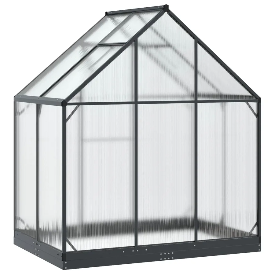 Serre de jardin avec porte Anthracite 183,5 x 123 x 207 cm - 6
