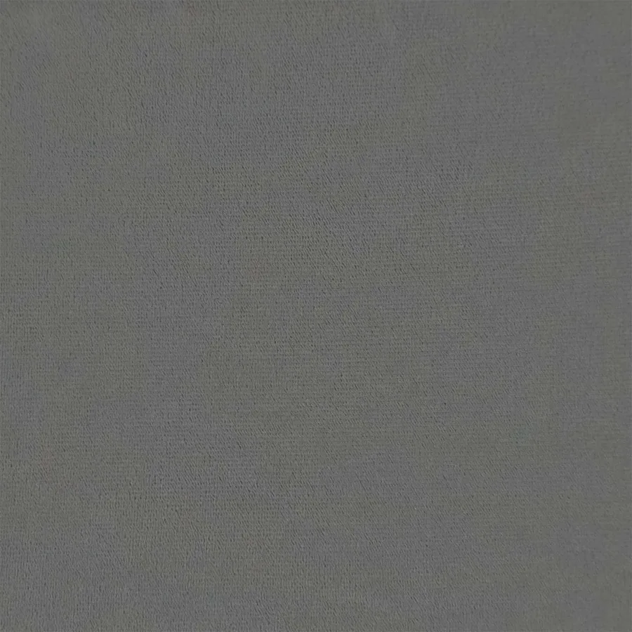Pouf Gris foncé 55 x 35 x 41 cm Velours - 6