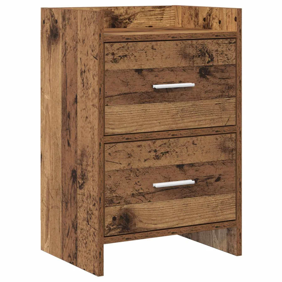 Tables de chevet Bois ancien 40 x 30 x 60 cm Bois d'ingénierie