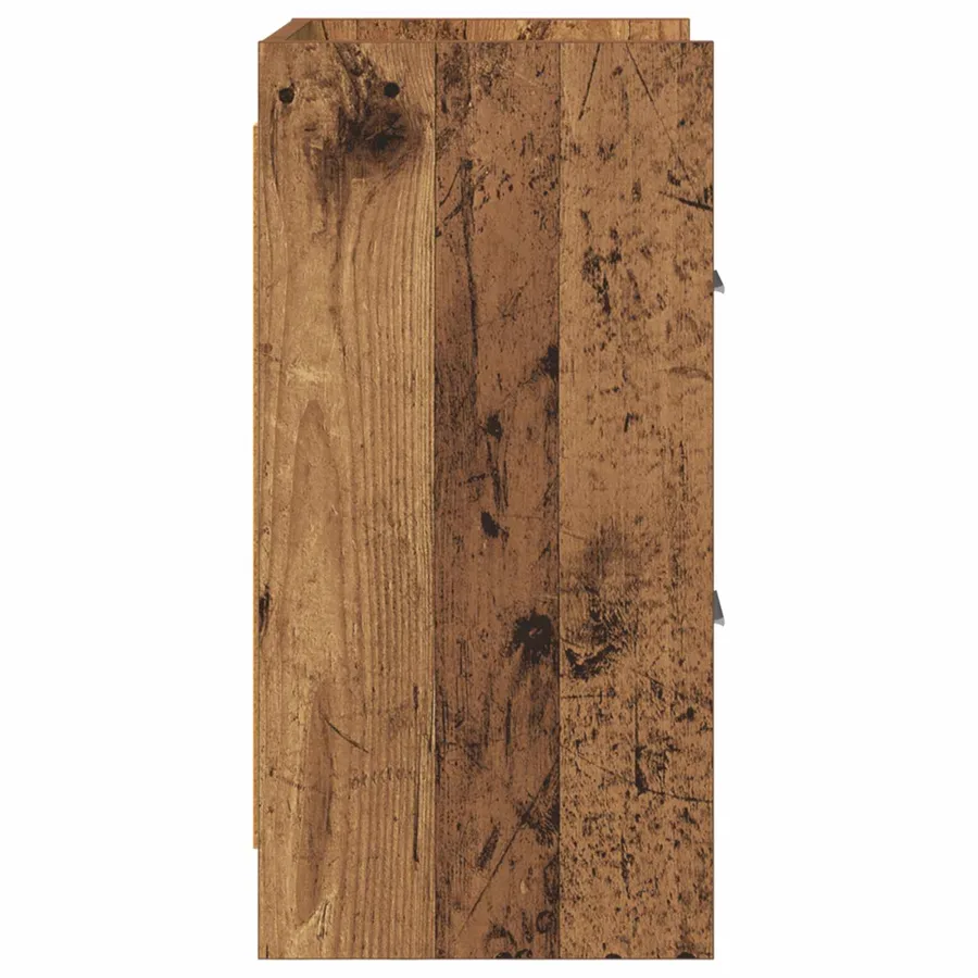Tables de chevet Bois ancien 40 x 30 x 60 cm Bois d'ingénierie - 5