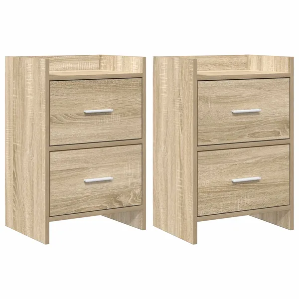 Tables de chevet 2 pcs Chêne Sonoma 40 x 30 x 60 cm