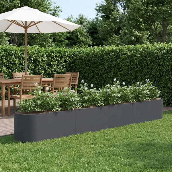 Jardin surélevé Anthracite 360 x 40 x 40 cm