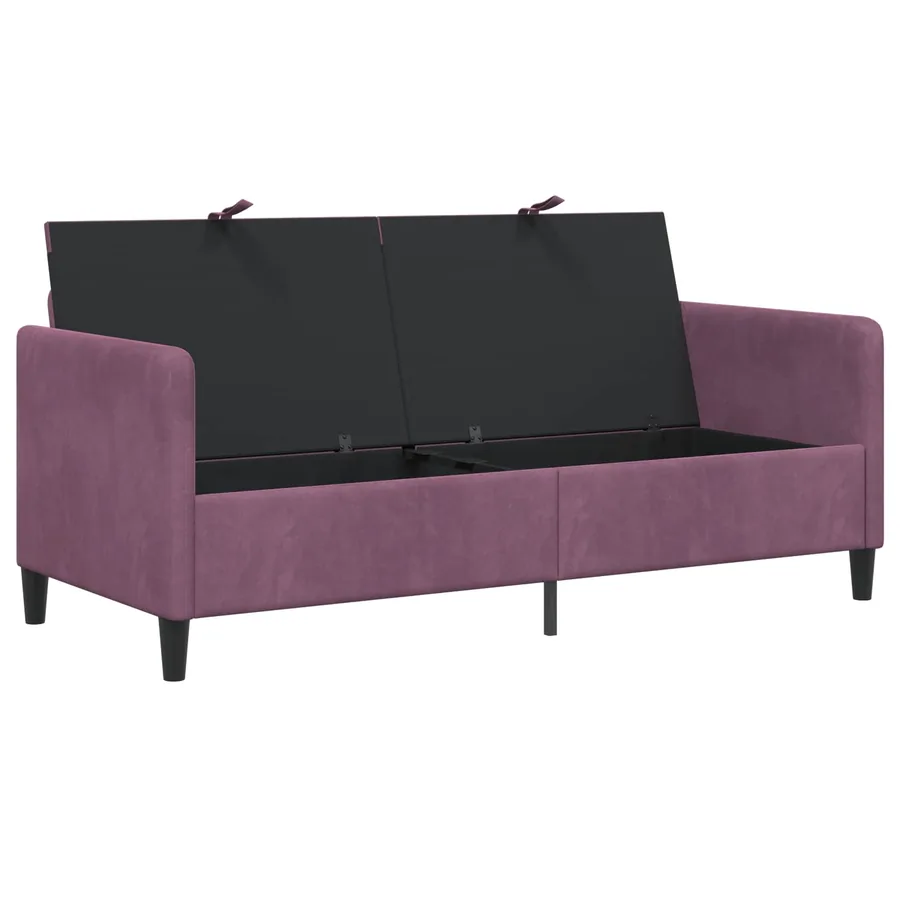 Sofa avec rangement Pourpre 172 x 78 x 87 cm Polyester - 4
