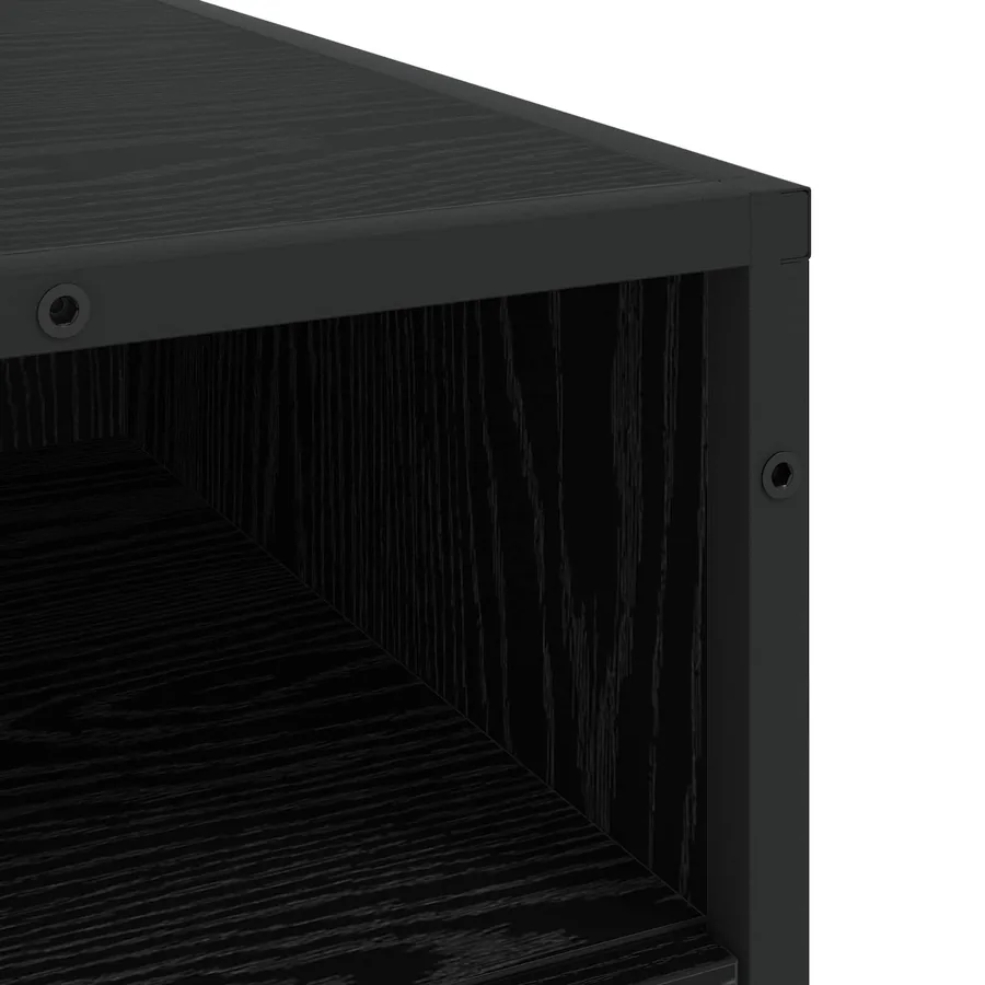Armoire à tiroirs 3-Tiroir Chêne noir 70 x 41 x 70 cm - 5