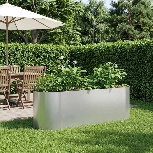 Jardin surélevé Acier galvanisé 120 x 40 x 40 cm