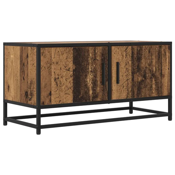 Meuble TV 80 x 34,5 x 40 cm Bois ancien Bois d'ingénierie