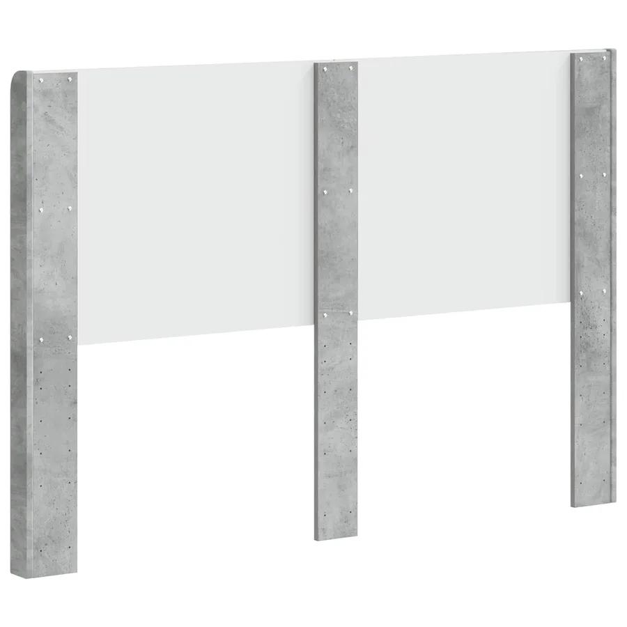 Tête de lit Gris béton Bois d'ingénierie - 6