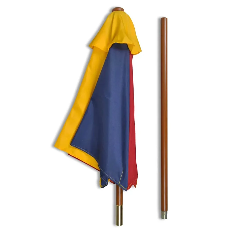 Table et bancs de pique-nique avec parasol pour enfants Bois - 4