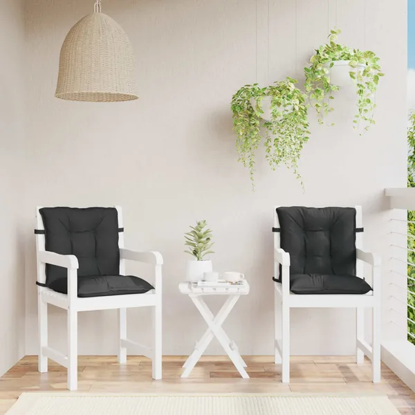 Ensemble de coussins pour chaise à dossier bas 2 pcs