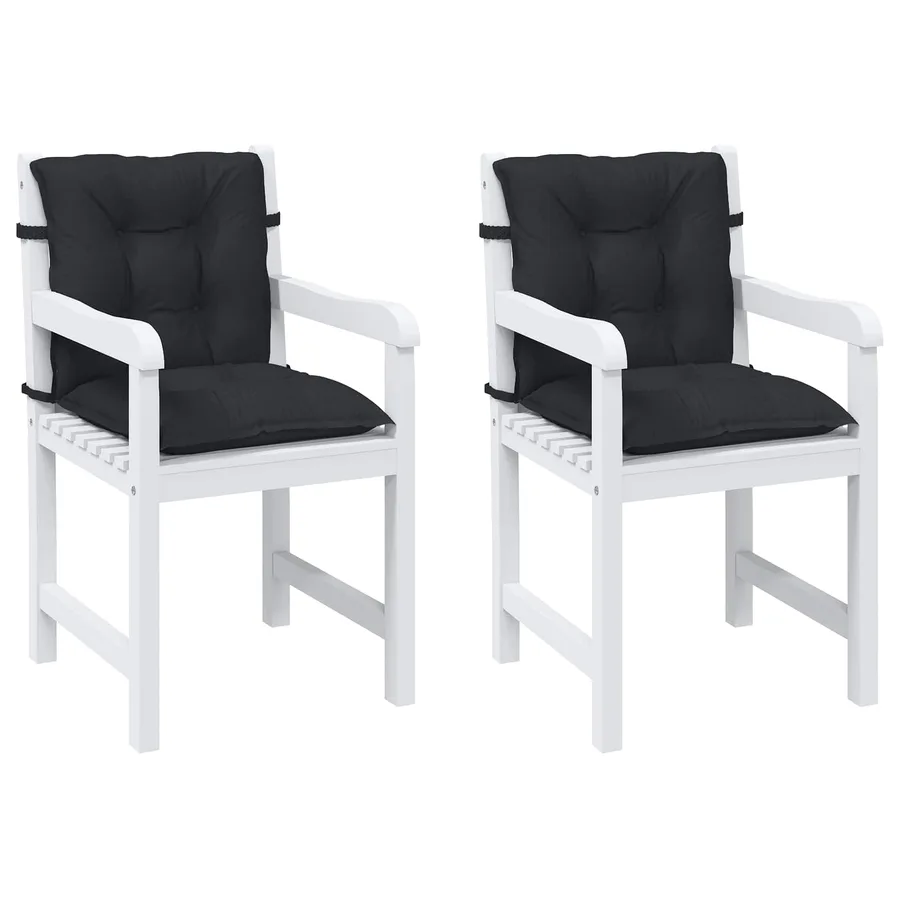 Ensemble de coussins pour chaise à dossier bas 2 pcs - 3