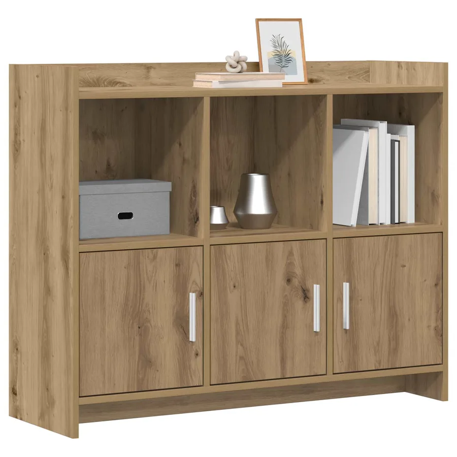 Buffet Chêne artisanal 98,5 x 33 x 80 cm Bois d'ingénierie - 3