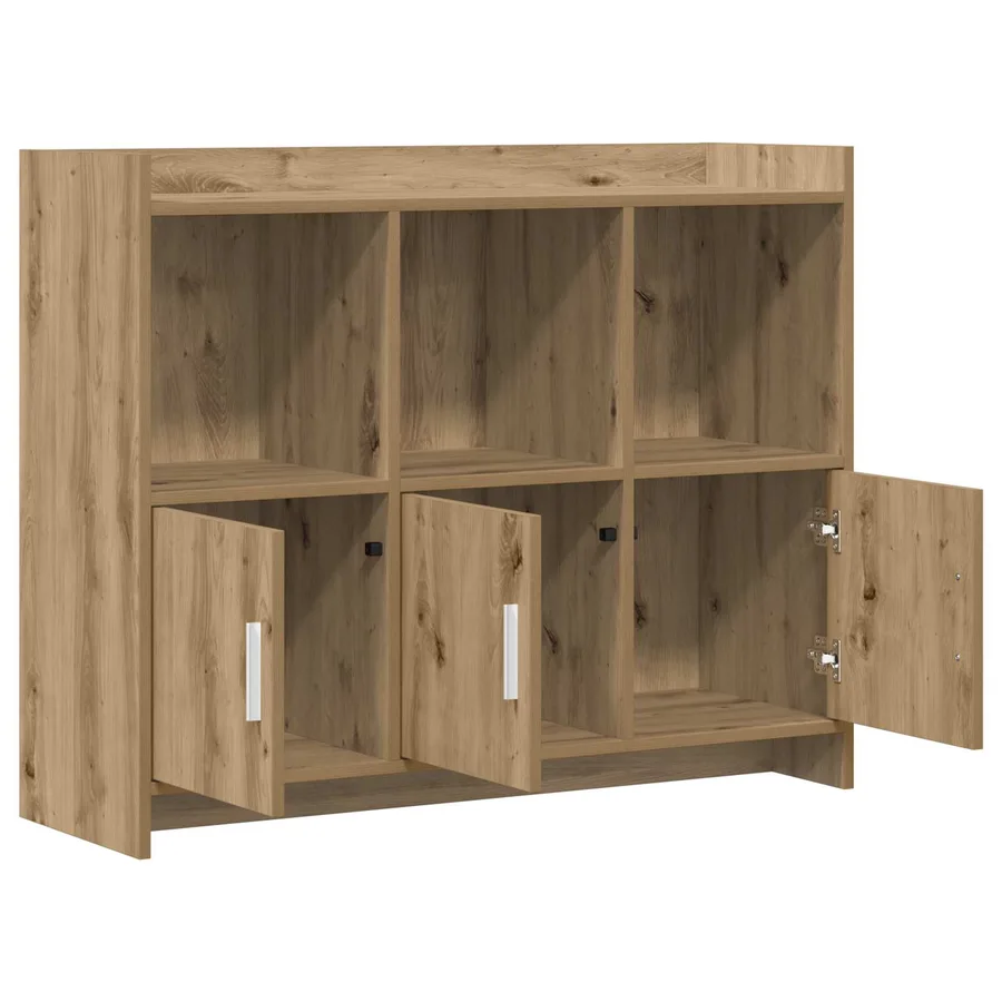 Buffet Chêne artisanal 98,5 x 33 x 80 cm Bois d'ingénierie - 4