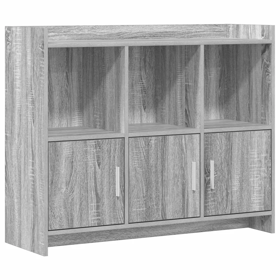 Buffet Sonoma gris 98,5 x 33 x 80 cm Bois d'ingénierie - 2