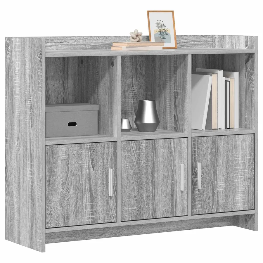 Buffet Sonoma gris 98,5 x 33 x 80 cm Bois d'ingénierie - 3