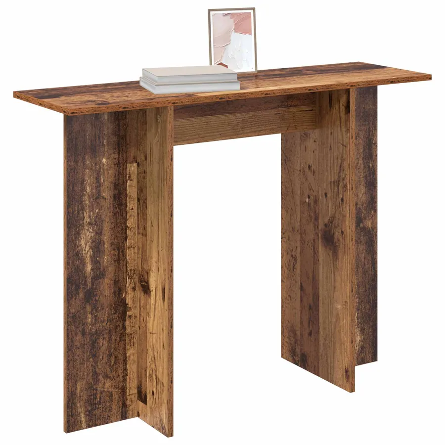Table console Bois ancien 100 x 30 x 75 cm Bois d'ingénierie - 3