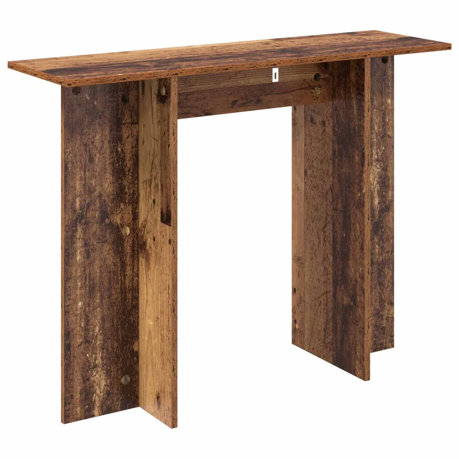 Table console Bois ancien 100 x 30 x 75 cm Bois d'ingénierie - 7
