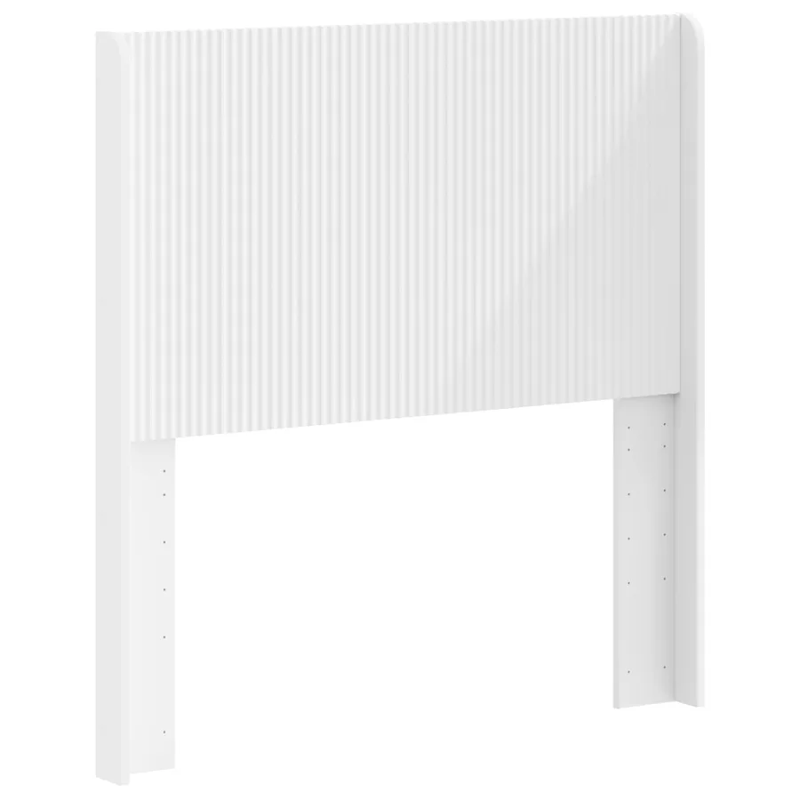 Tête de lit Blanc Bois d'ingénierie - 2