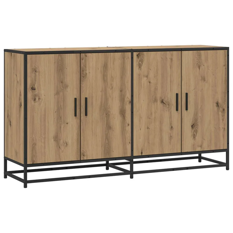 Buffet Chêne artisanal 134 x 35 x 76 cm Bois d'ingénierie